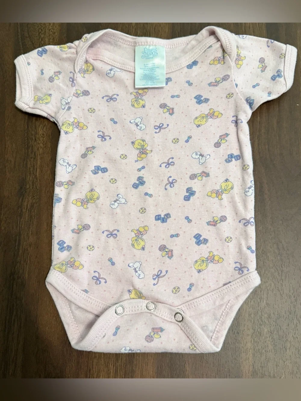 Baby girl vintage precious moments onesie